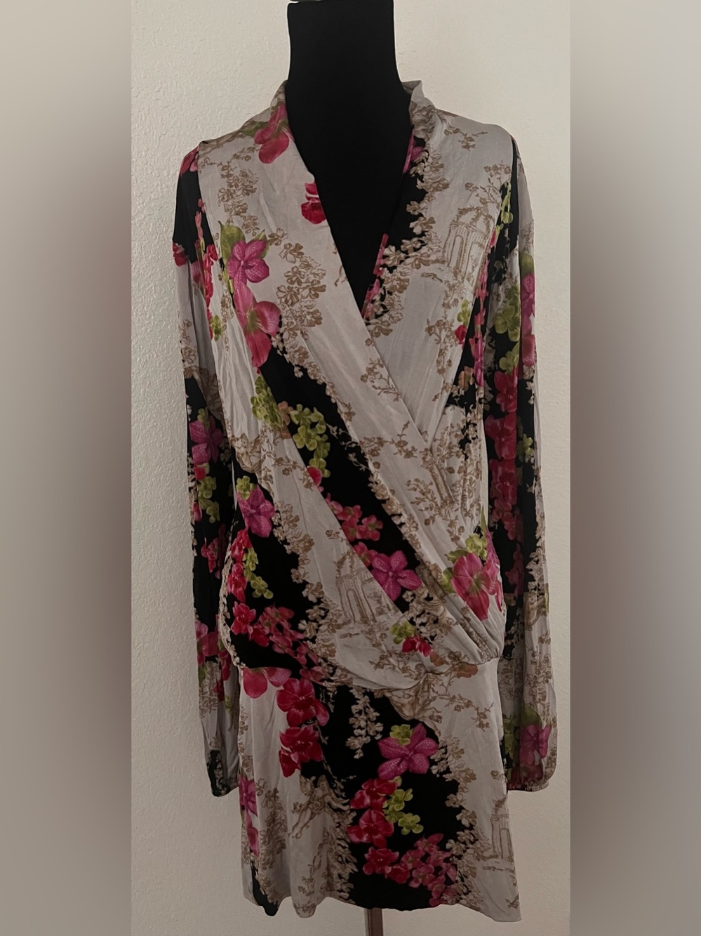 SAVEE COUTURE FRORAL BODYCON DRESS